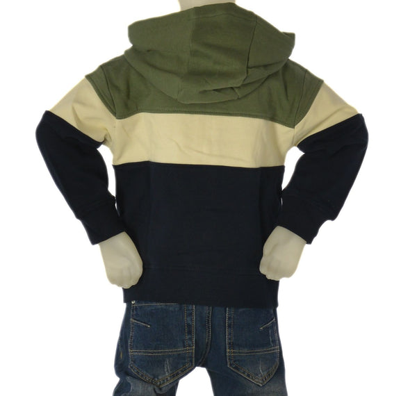 FELPA BAMBINO ZIPPY FUL ZIP CAPPUCCIO TASCHE FELPATA COTONE ART. ZKBAP0201-26018