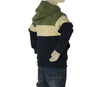 FELPA BAMBINO ZIPPY FUL ZIP CAPPUCCIO TASCHE FELPATA COTONE ART. ZKBAP0201-26018