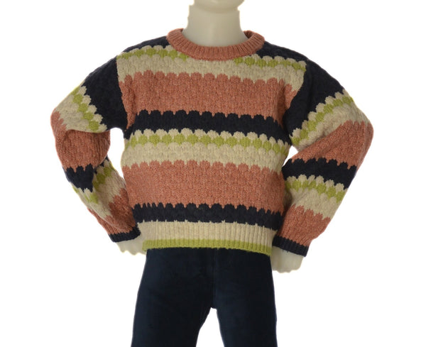 MAGLIONE BAMBINA ZIPPY GIROCOLLO LAVORATO ART. ZKGAP0202-26051