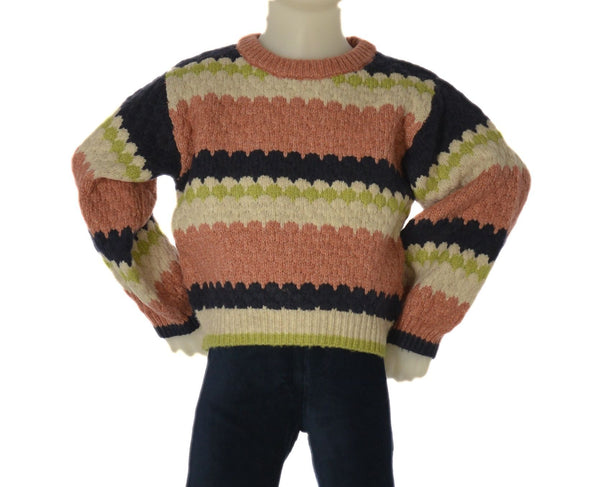 MAGLIONE BAMBINA ZIPPY GIROCOLLO LAVORATO ART. ZKGAP0202-26051
