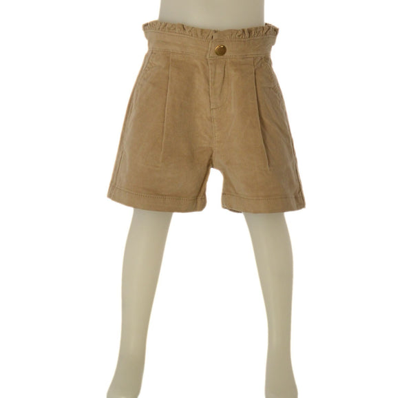 SHORTS BAMBINA ZIPPY VELLUTO ELASTICO ZIP TASCHE COTONE  ART. ZKGAP0402-26054