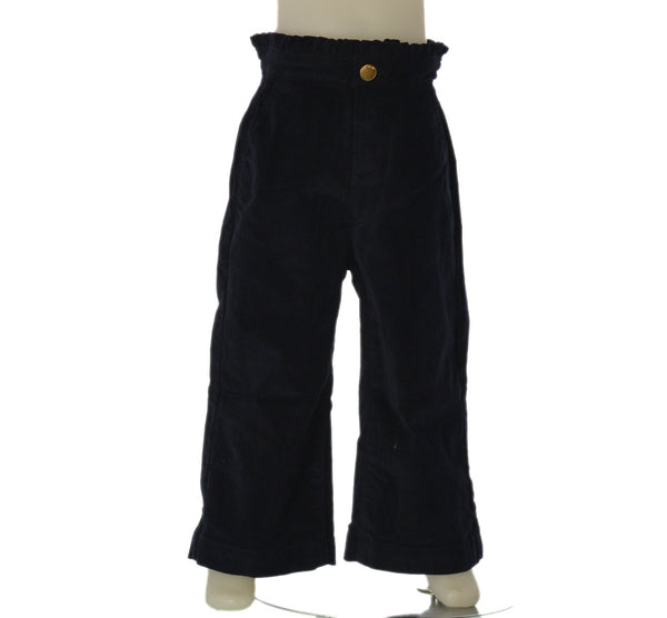 PANTALONE BAMBINA ZIPPY VELLUTO PALAZZO TASCHE COTONE  ART. ZKGAP0401-26061