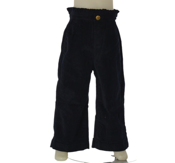 PANTALONE BAMBINA ZIPPY VELLUTO PALAZZO TASCHE COTONE  ART. ZKGAP0401-26061