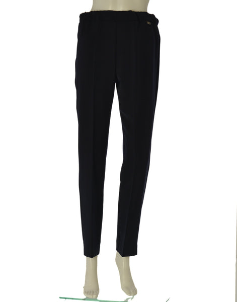 PANTALONE DONNA PERLA ELASTICO STRASS ELEGANTE ART. 26661