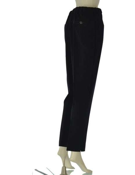 PANTALONE DONNA PERLA ELASTICO STRASS ELEGANTE ART. 26661