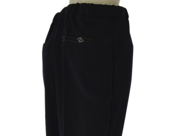 PANTALONE DONNA PERLA ELASTICO STRASS ELEGANTE ART. 26661
