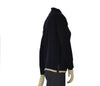 MAGLIONE DONNA RIVA TRICOT LUPETTO RIGA CONTRASTO SPACCHI LANA MERINO ART.B515629