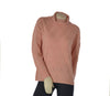 MAGLIONE DONNA RIVA TRICOT DOLCEVITA LAVORAZIONE FANTASIA LANA  MERINO ART. B515646