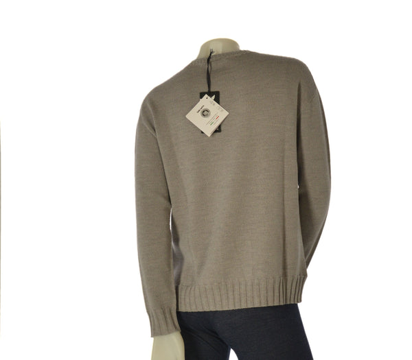 MAGLIONE DONNA RIVA TRICOT GIROCOLLO INTRECCI LANA MERINO ART. B515610