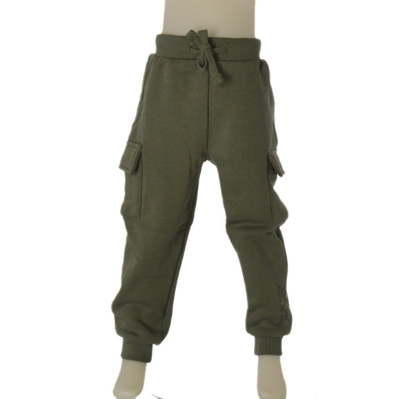 PANTALONE TUTA BIMBO ZIPPY FELPATO CARGO ELASTICO ART. ZBBAP0401-26030