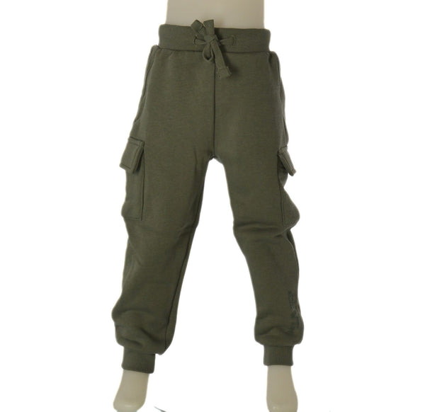 PANTALONE TUTA BIMBO ZIPPY FELPATO CARGO ELASTICO ART. ZBBAP0401-26030