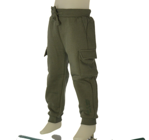 PANTALONE TUTA BIMBO ZIPPY FELPATO CARGO ELASTICO ART. ZBBAP0401-26030