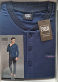PIGIAMA UOMO RAGAZZO TERMO COTONE SERAFINO SCOZZESE QUADRI MARCA ENRICO COVERI ART. EP2232