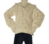 FELPA NEONATA ZIPPY FELPATA CAPPUCCIO FULL ZIP SPACCHI STAMPA ART. ZBGAP0201-26016