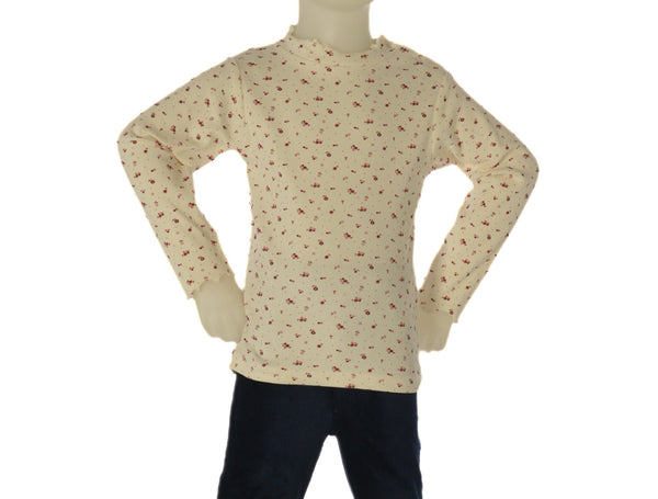 MAGLIA NEONATA ZIPPI GIROCOLLO MANICA LUNGA COSTINE STAMPA BOTTONI A PRESSIONE COTONE ART. ZBGAP0303-26059