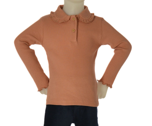 POLO NEONATA ZIPPY JERSEY A COSTINE MANICHE LUNGHE COTONE ART. ZBGAP0303-26039