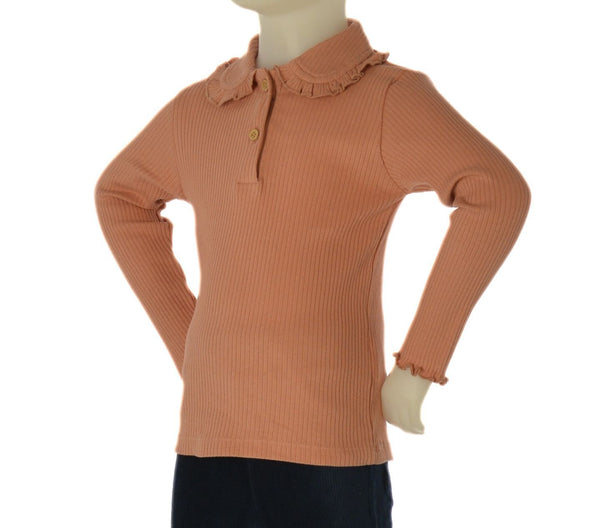 POLO NEONATA ZIPPY JERSEY A COSTINE MANICHE LUNGHE COTONE ART. ZBGAP0303-26039