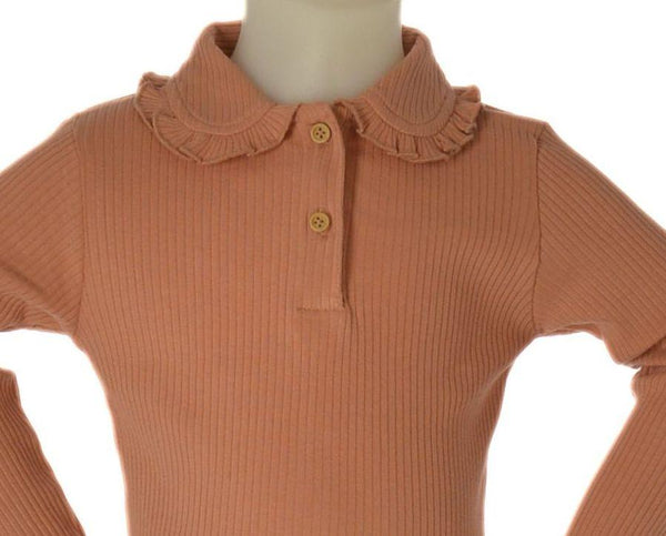 POLO NEONATA ZIPPY JERSEY A COSTINE MANICHE LUNGHE COTONE ART. ZBGAP0303-26039