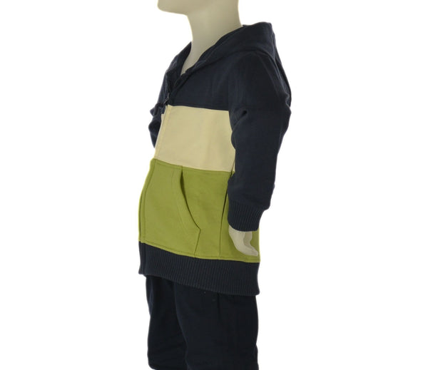 FELPA NEONATO ZIPPY CAPPUCCIO FELPATA  FULL ZIP TASCHE ART. ZBBAP0201-26012