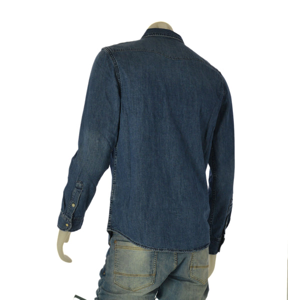 CAMICIA UOMO LEE JEANS BOTTONI A PRESSIONE TASCHINI ART. WESTERN SHIRT BROOKSIDE