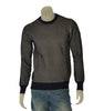 MAGLIONE UOMO RIFLE GIROCOLLO FILATO DUE COLORI LOGO VISCOSA ART. RFTR846