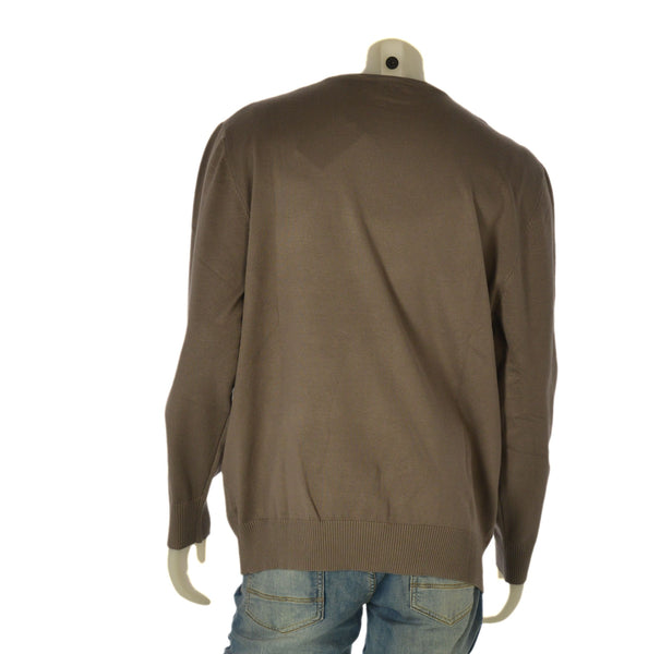 MAGLIONE UOMO COVERI TAGLIE OVER GIROCOLLO BASICO LOGO VISCOSA ART. OTR1765