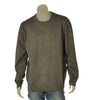 MAGLIONE UOMO COVERI TAGLIE OVER GIROCOLLO BASICO LOGO VISCOSA ART. OTR1765