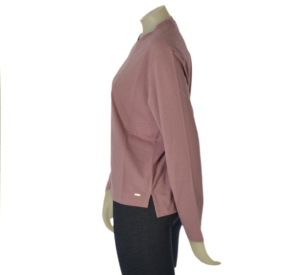 MAGLIA DONNA CAMPAGNOLO MANICA LUNGA GIROCOLLO STAMPA SPACCHI JERSEY COTONE ART.2K9646