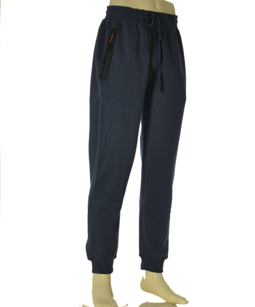 PANTALONE TUTA UOMO AVIREX FELPATO ELASTICO COULISSE TASCHE ZIP POLSINI ART. AX0736