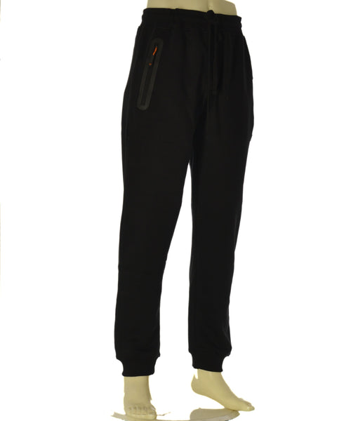 PANTALONE TUTA UOMO AVIREX FELPATO ELASTICO COULISSE TASCHE ZIP POLSINI ART. AX0736