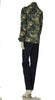 TUTA DONNA CAMPAGNOLO FELPATA FELPA FULL ZIP FANTASIA PANTALONE ELASTICO TASCHE ART. 8Q76583