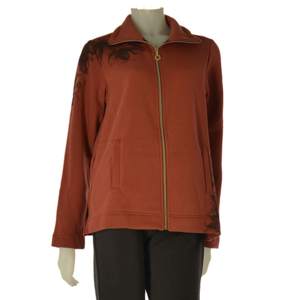 TUTA DONNA CAMPAGNOLO FELPA FULL ZIP PANTALONE TASCHE FELPATA ART.8Q76584