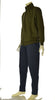 TUTA UOMO HAWK & EAGLE FELPA FULL ZIP TASCHE PANTALONE FELPATA ART. TF0068