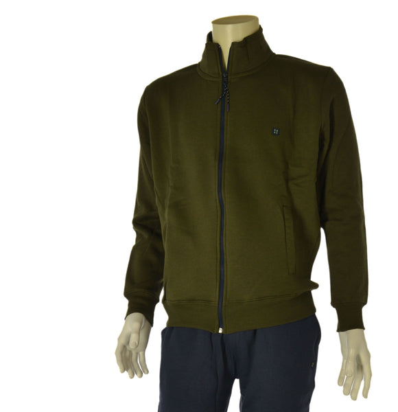 TUTA UOMO HAWK & EAGLE FELPA FULL ZIP TASCHE PANTALONE FELPATA ART. TF0068