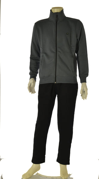 TUTA UOMO HAWK & EAGLE FELPA FULL ZIP TASCHE PANTALONE FELPATA ART. TF0068