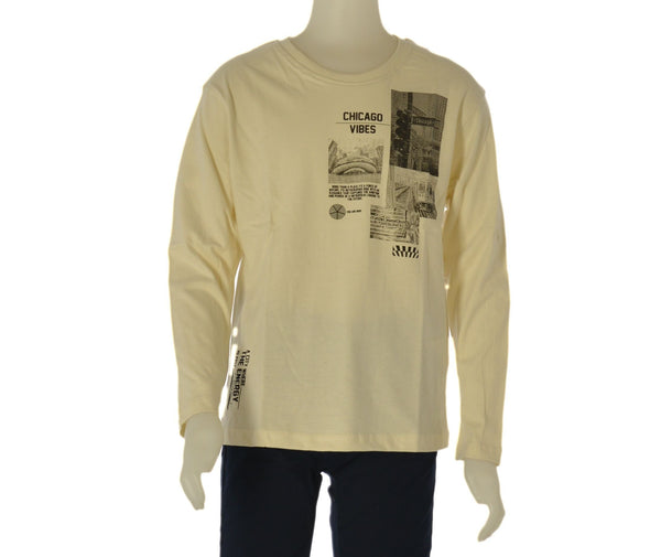 MAGLIA RAGAZZO LOSAN GIROCOLLO MANICA LUNGA STAMPA ART. L26WB0101