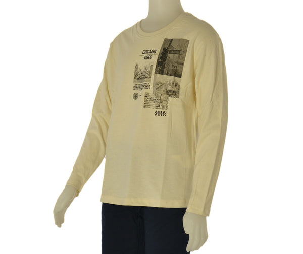 MAGLIA RAGAZZO LOSAN GIROCOLLO MANICA LUNGA STAMPA ART. L26WB0101