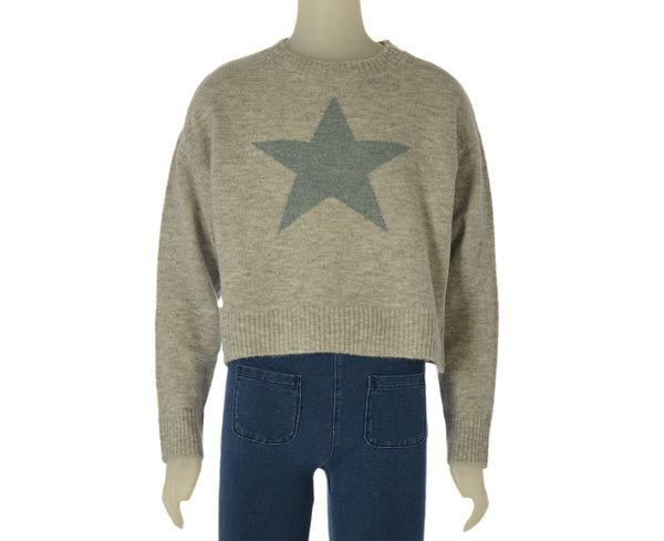 MAGLIONE RAGAZZA LOSAN GIROCOLLO STELLA CROPPED ART. L26WG0403