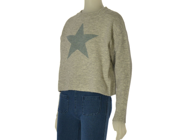 MAGLIONE RAGAZZA LOSAN GIROCOLLO STELLA CROPPED ART. L26WG0403