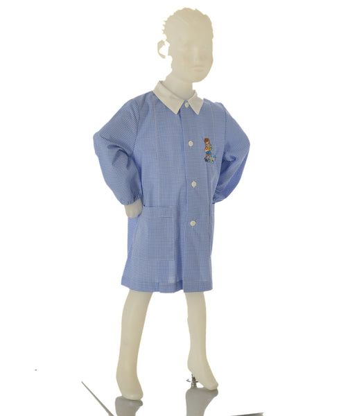 GREMBIULE BAMBINO SCUOLA ASILO BOTTONI COLLETTO CALCIO PALLONE MARCA SIGGI ART.33GR3743