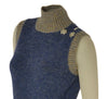 GILET DONNA SEASONS OF GRACE COLLO LUPETTO BOTTONI GIOIELLO ART.  304