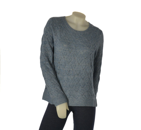 MAGLIONE DONNA SEASONS OF GRACE GIROCOLLO LAVORATO LUREX ART. 337