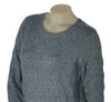 MAGLIONE DONNA SEASONS OF GRACE GIROCOLLO LAVORATO LUREX ART. 337