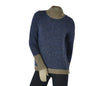 MAGLIONE DONNA SEASONS OF GRACE LUPETTO BORDI IN CONTRASTO ART. 302