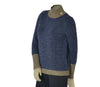 MAGLIONE DONNA SEASONS OF GRACE LUPETTO BORDI IN CONTRASTO ART. 302