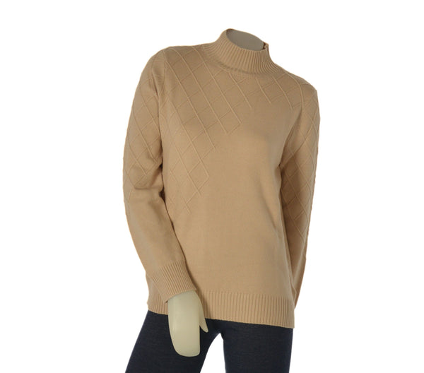 MAGLIONE DONNA SEASONS OF GRACE LUPETTO ROMBI ART. 345