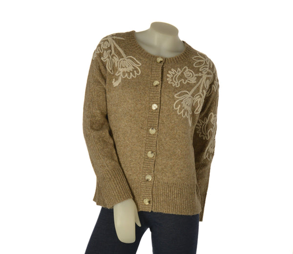CARDIGAN DONNA  SEASONS OF GRACE GIROCOLLO BOTTONI RICAMI ART. 319