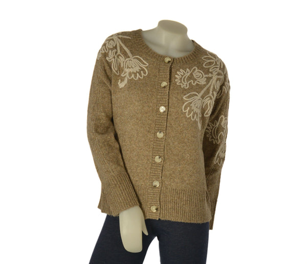 CARDIGAN DONNA  SEASONS OF GRACE GIROCOLLO BOTTONI RICAMI ART. 319