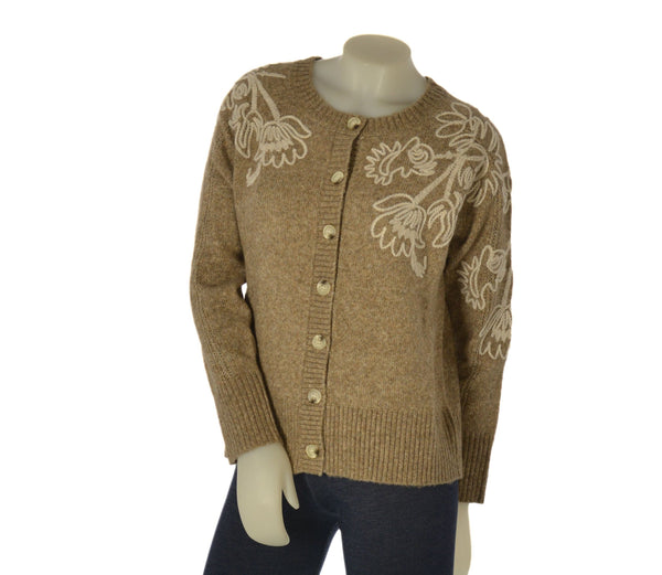 CARDIGAN DONNA  SEASONS OF GRACE GIROCOLLO BOTTONI RICAMI ART. 319