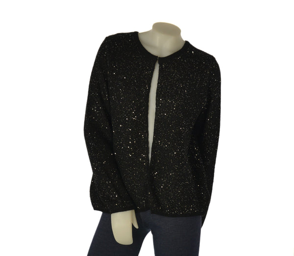 CARDIGAN DONNA SEASONS OF GRACE GIROCOLLO MICROPAILLETTES ART. 343
